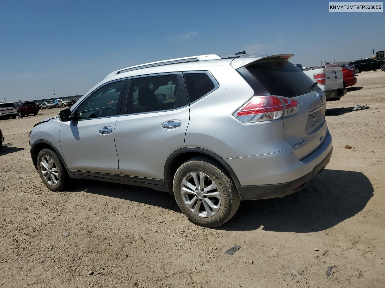 2015 Nissan Rogue S VIN: KNMAT2MT9FP533055 Lot: 66789984