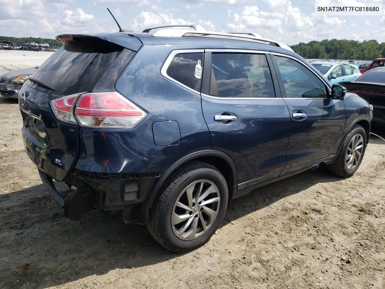 2015 Nissan Rogue S VIN: 5N1AT2MT7FC818680 Lot: 66856724