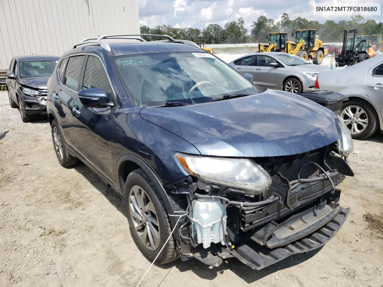 2015 Nissan Rogue S VIN: 5N1AT2MT7FC818680 Lot: 66856724