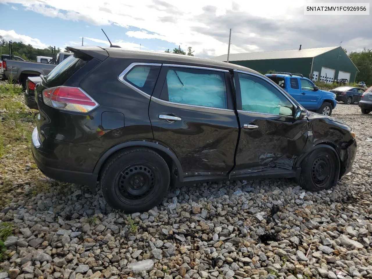 2015 Nissan Rogue S VIN: 5N1AT2MV1FC926956 Lot: 66950424