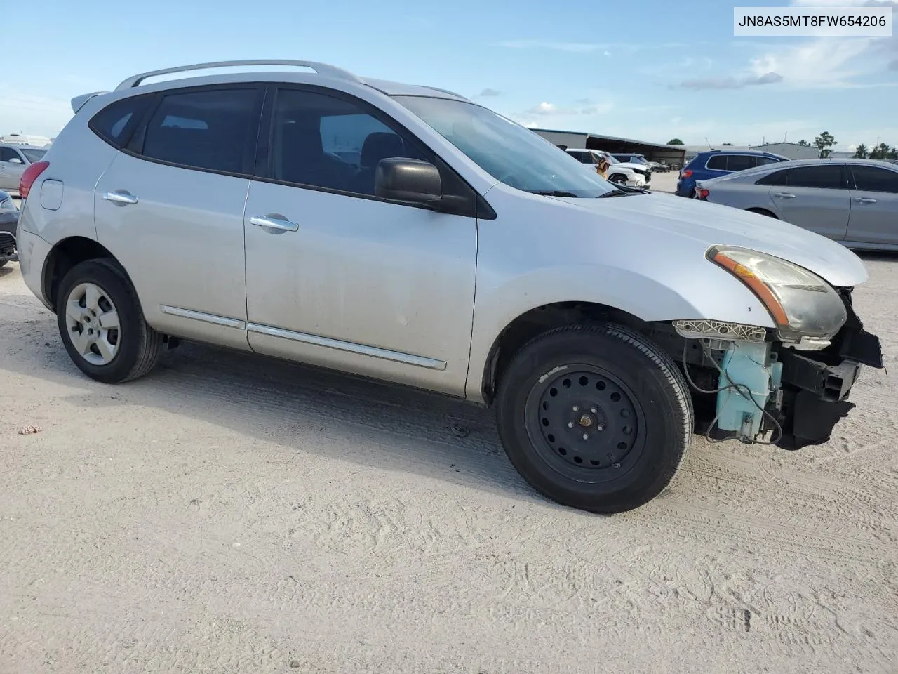 2015 Nissan Rogue Select S VIN: JN8AS5MT8FW654206 Lot: 67309564