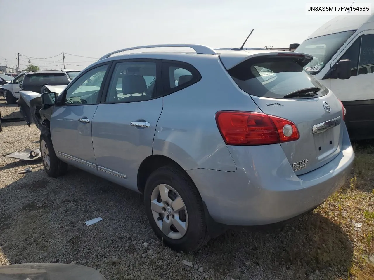 2015 Nissan Rogue Select S VIN: JN8AS5MT7FW154585 Lot: 67312224