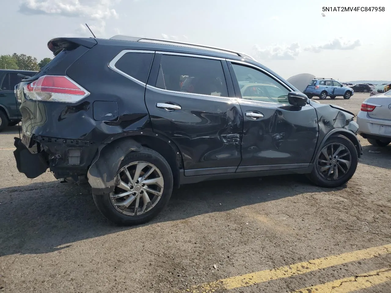 2015 Nissan Rogue S VIN: 5N1AT2MV4FC847958 Lot: 67334094