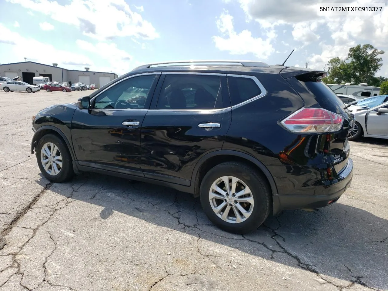 2015 Nissan Rogue S VIN: 5N1AT2MTXFC913377 Lot: 67705004