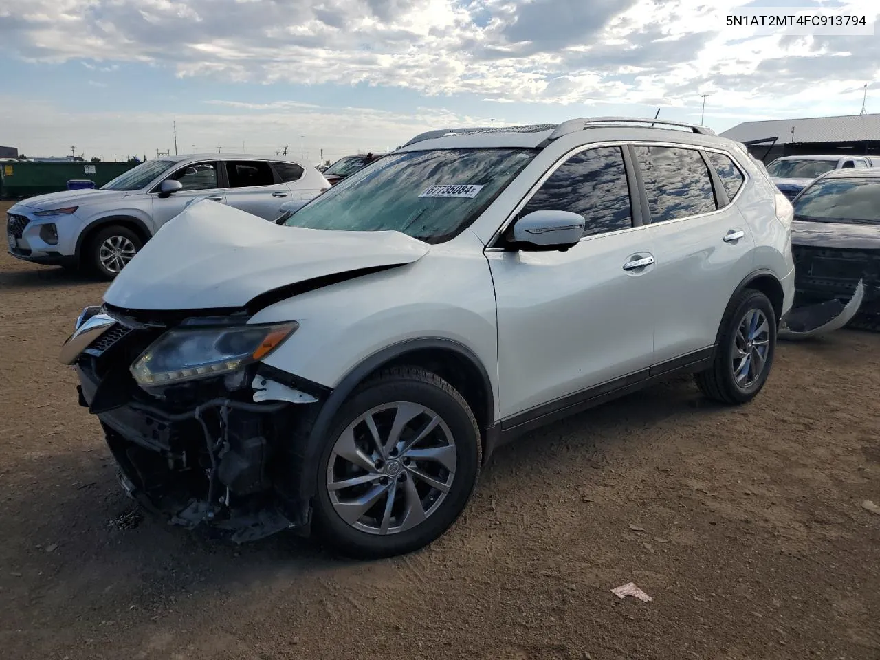 5N1AT2MT4FC913794 2015 Nissan Rogue S