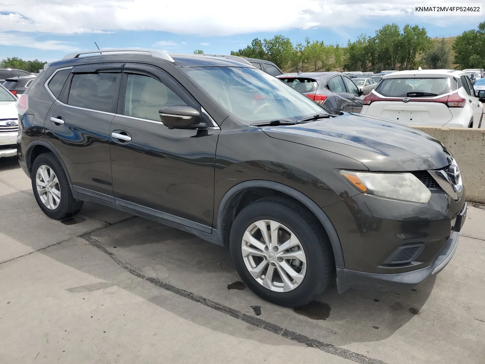 KNMAT2MV4FP524622 2015 Nissan Rogue S