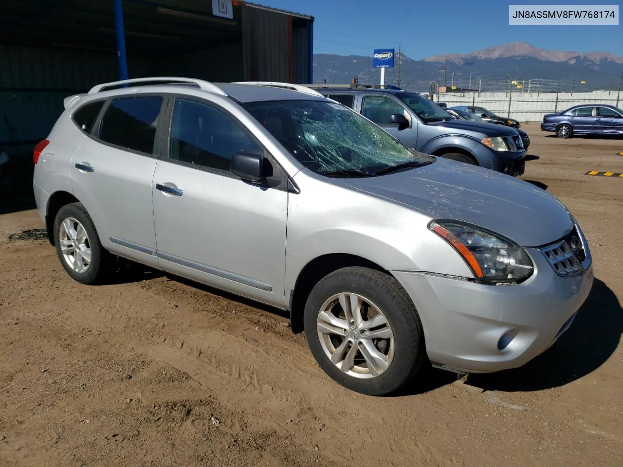 2015 Nissan Rogue Select S VIN: JN8AS5MV8FW768174 Lot: 67926144