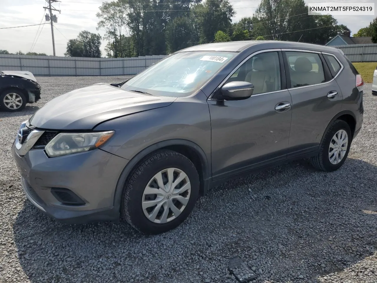 KNMAT2MT5FP524319 2015 Nissan Rogue S