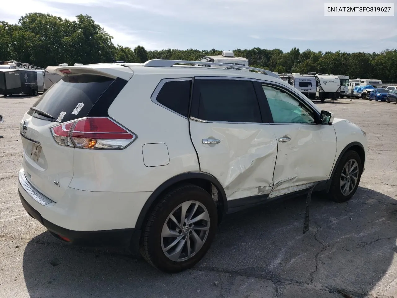 2015 Nissan Rogue S VIN: 5N1AT2MT8FC819627 Lot: 68301544