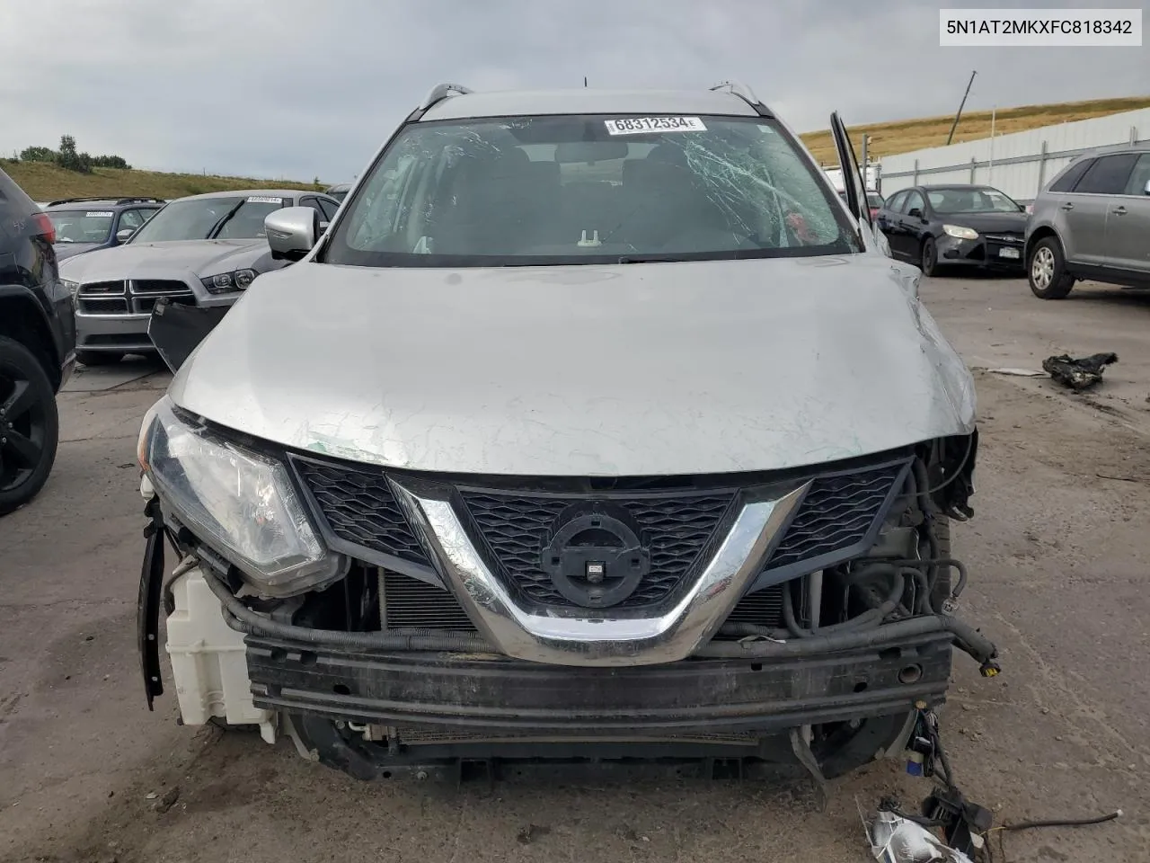 5N1AT2MKXFC818342 2015 Nissan Rogue S