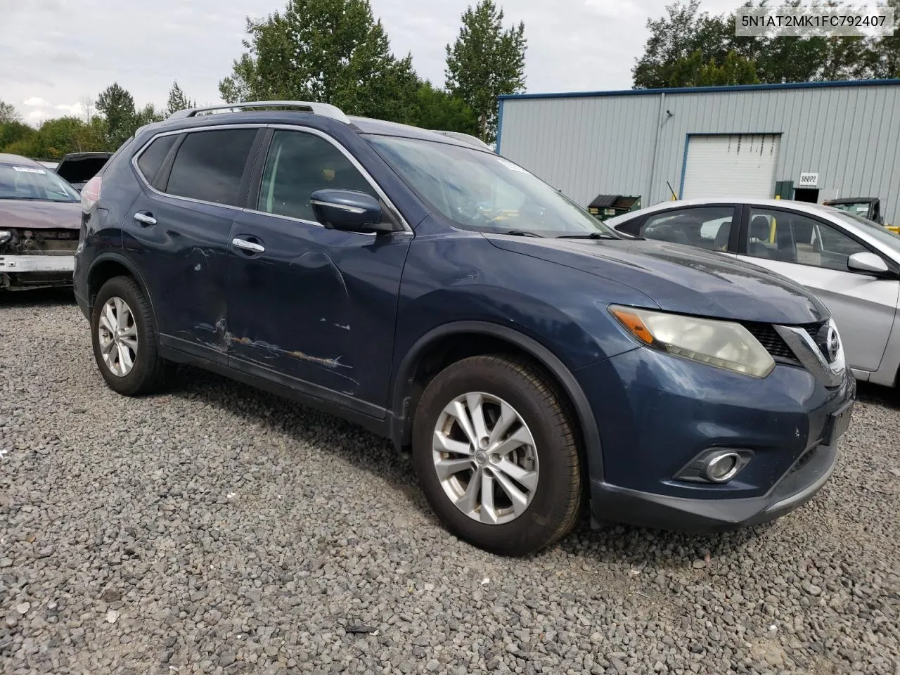 5N1AT2MK1FC792407 2015 Nissan Rogue S