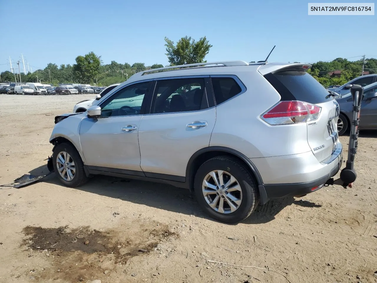 2015 Nissan Rogue S VIN: 5N1AT2MV9FC816754 Lot: 68411384