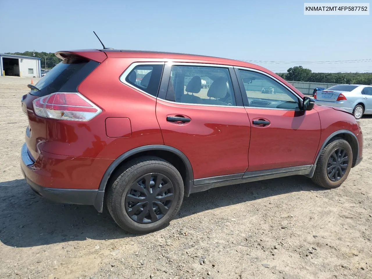 KNMAT2MT4FP587752 2015 Nissan Rogue S