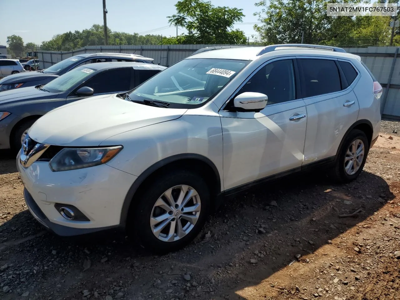 2015 Nissan Rogue S VIN: 5N1AT2MV1FC767503 Lot: 68444094