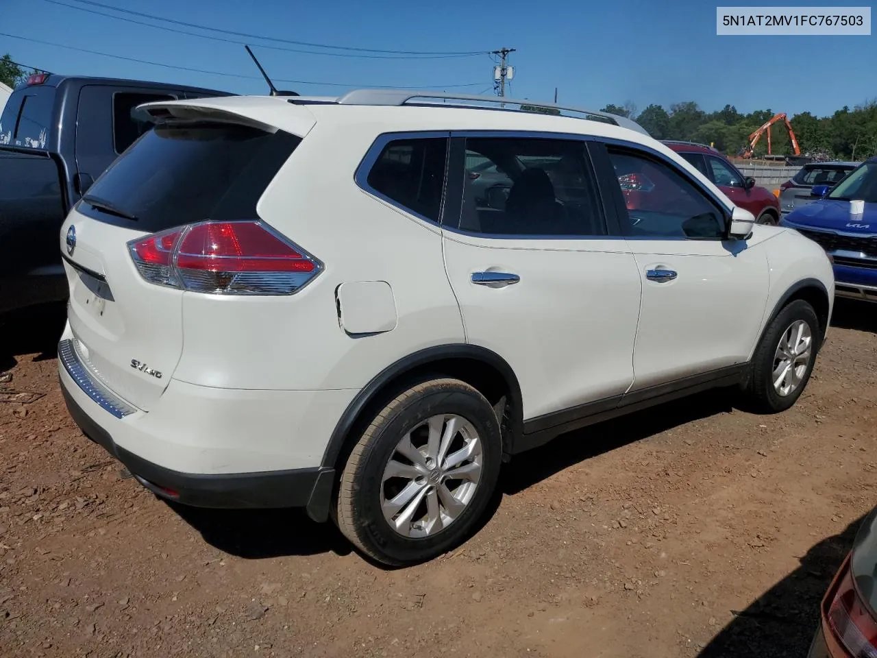 2015 Nissan Rogue S VIN: 5N1AT2MV1FC767503 Lot: 68444094