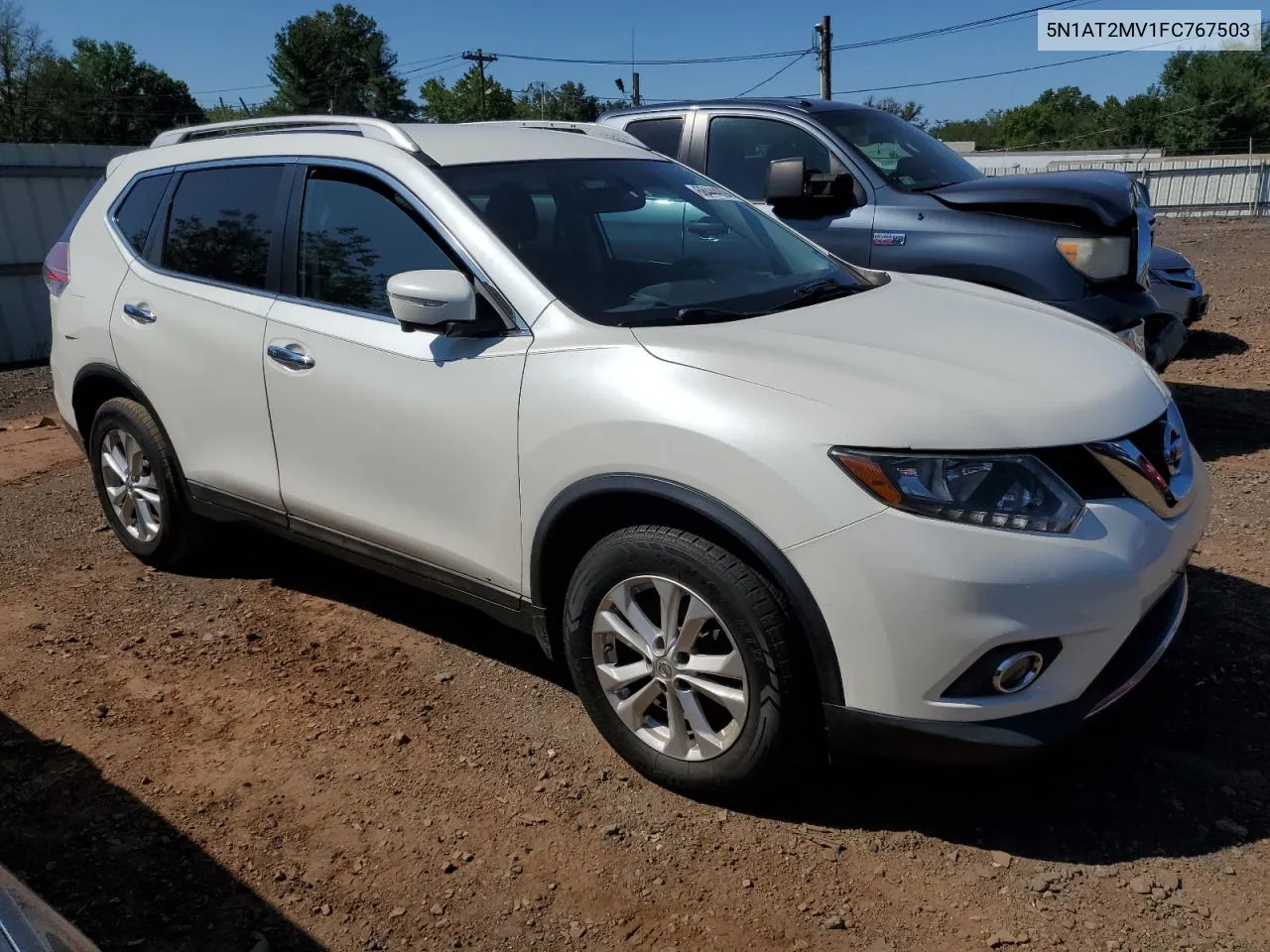 2015 Nissan Rogue S VIN: 5N1AT2MV1FC767503 Lot: 68444094