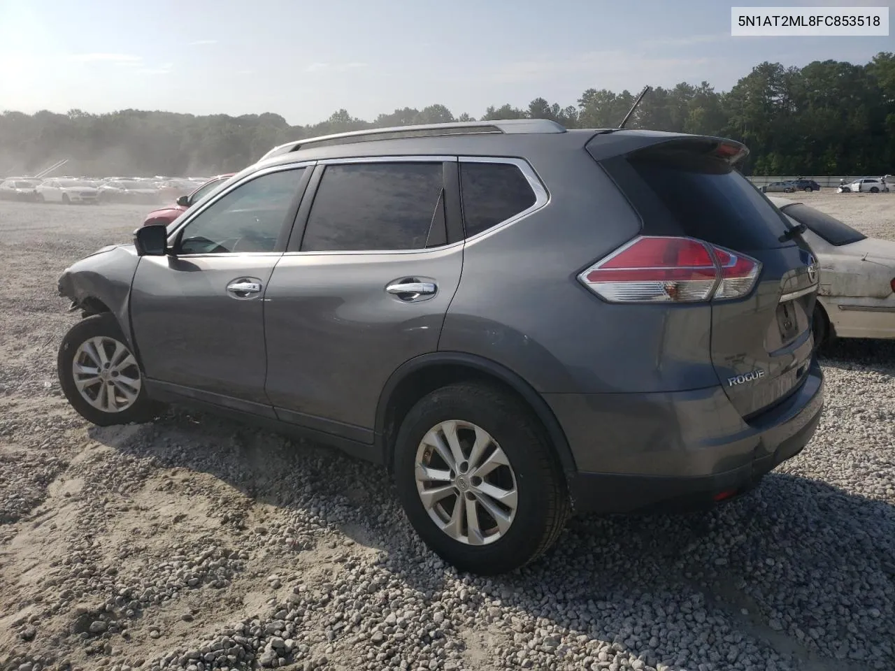 2015 Nissan Rogue S VIN: 5N1AT2ML8FC853518 Lot: 68499184