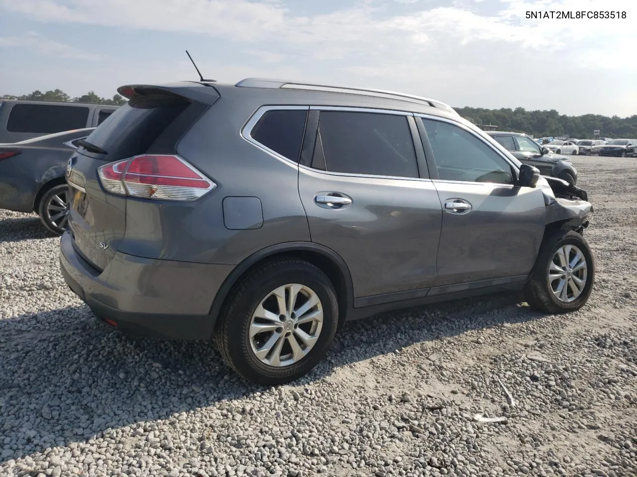 2015 Nissan Rogue S VIN: 5N1AT2ML8FC853518 Lot: 68499184