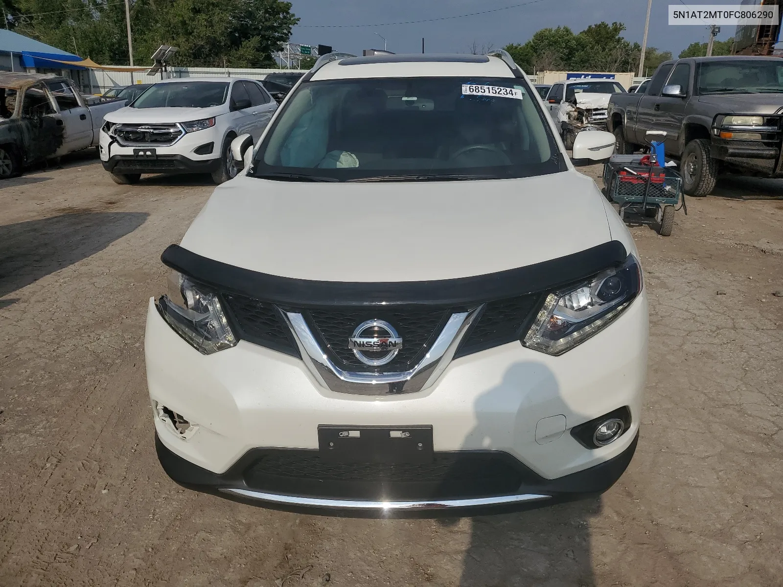 2015 Nissan Rogue S VIN: 5N1AT2MT0FC806290 Lot: 68515234