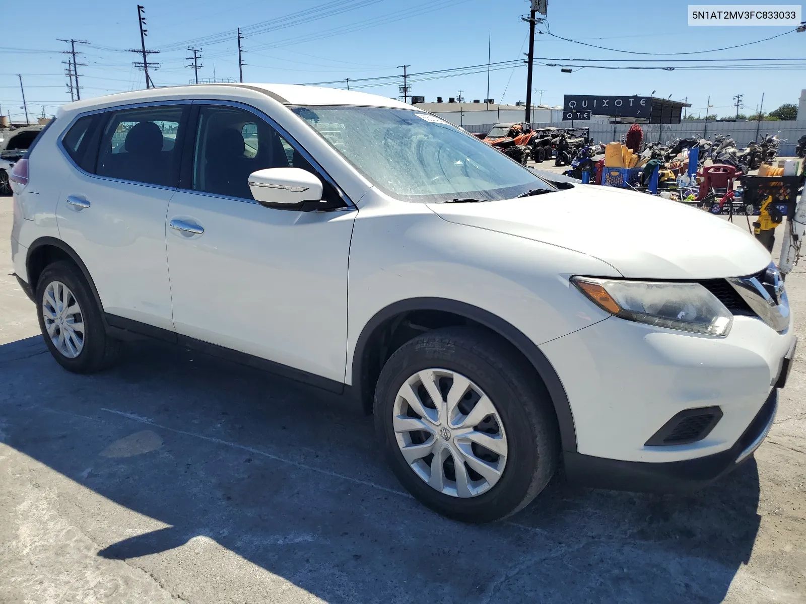 2015 Nissan Rogue S VIN: 5N1AT2MV3FC833033 Lot: 68520434