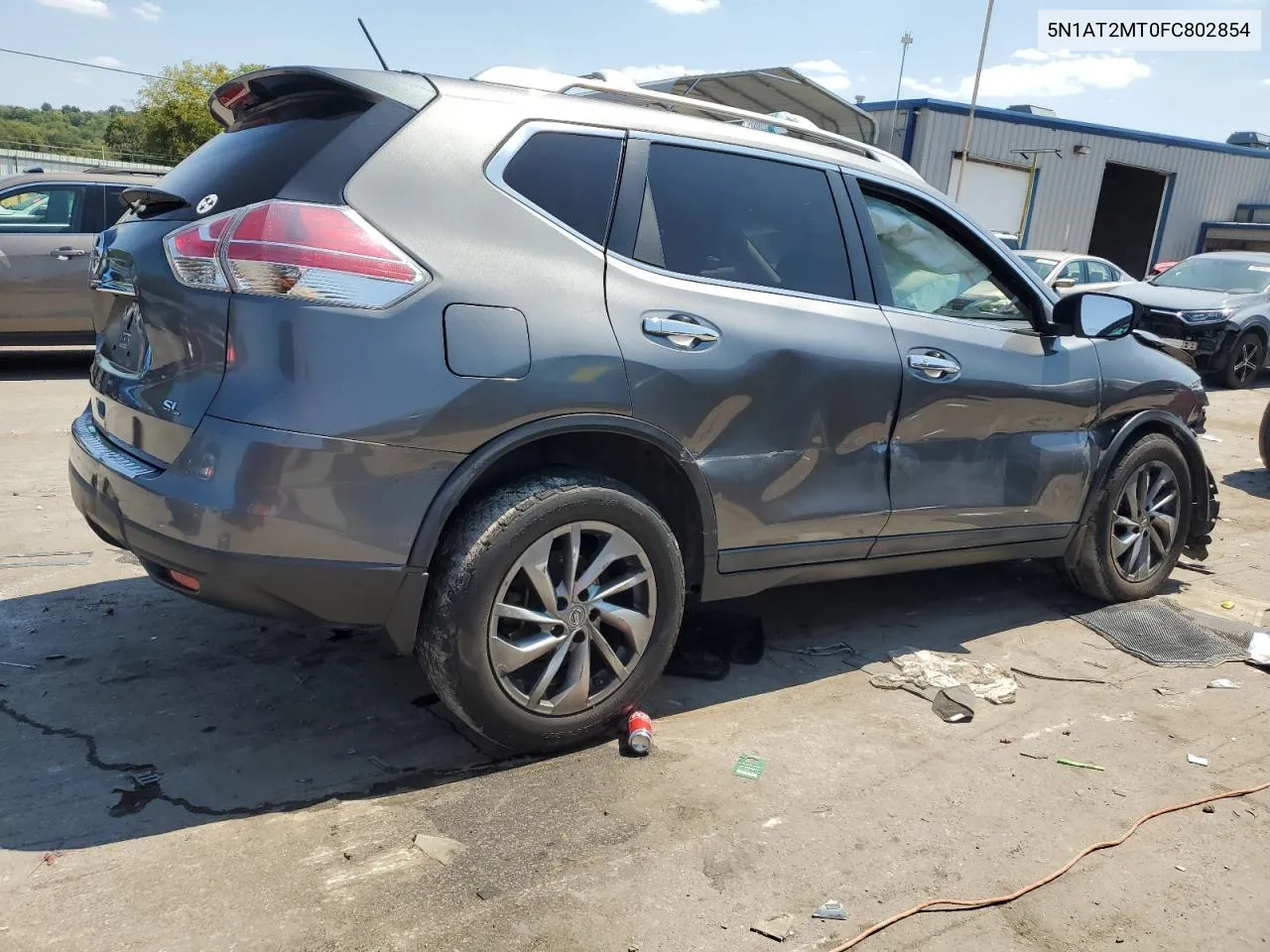 2015 Nissan Rogue S VIN: 5N1AT2MT0FC802854 Lot: 68527464