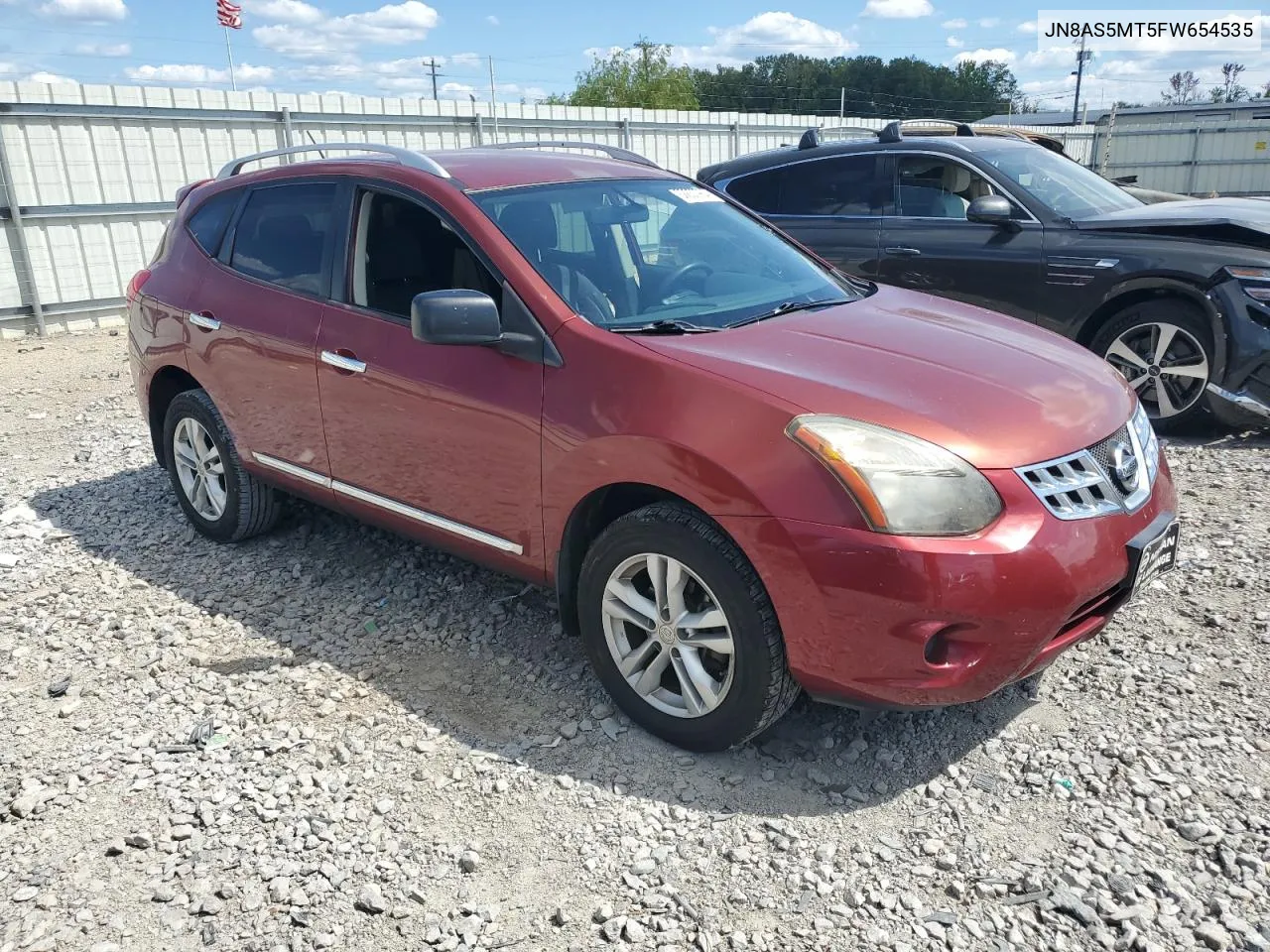 2015 Nissan Rogue Select S VIN: JN8AS5MT5FW654535 Lot: 68653984