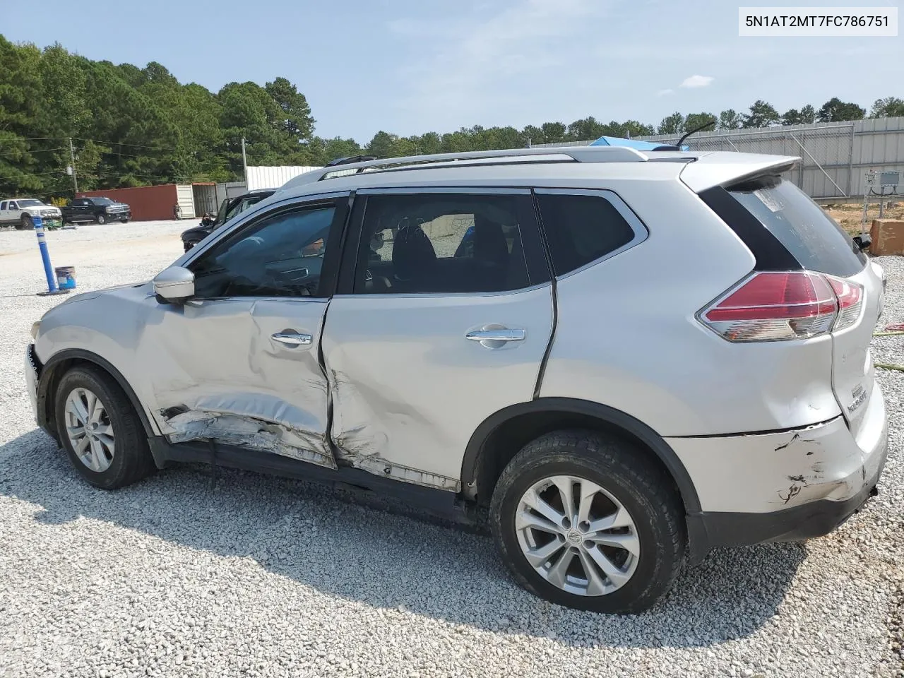 2015 Nissan Rogue S VIN: 5N1AT2MT7FC786751 Lot: 68770894