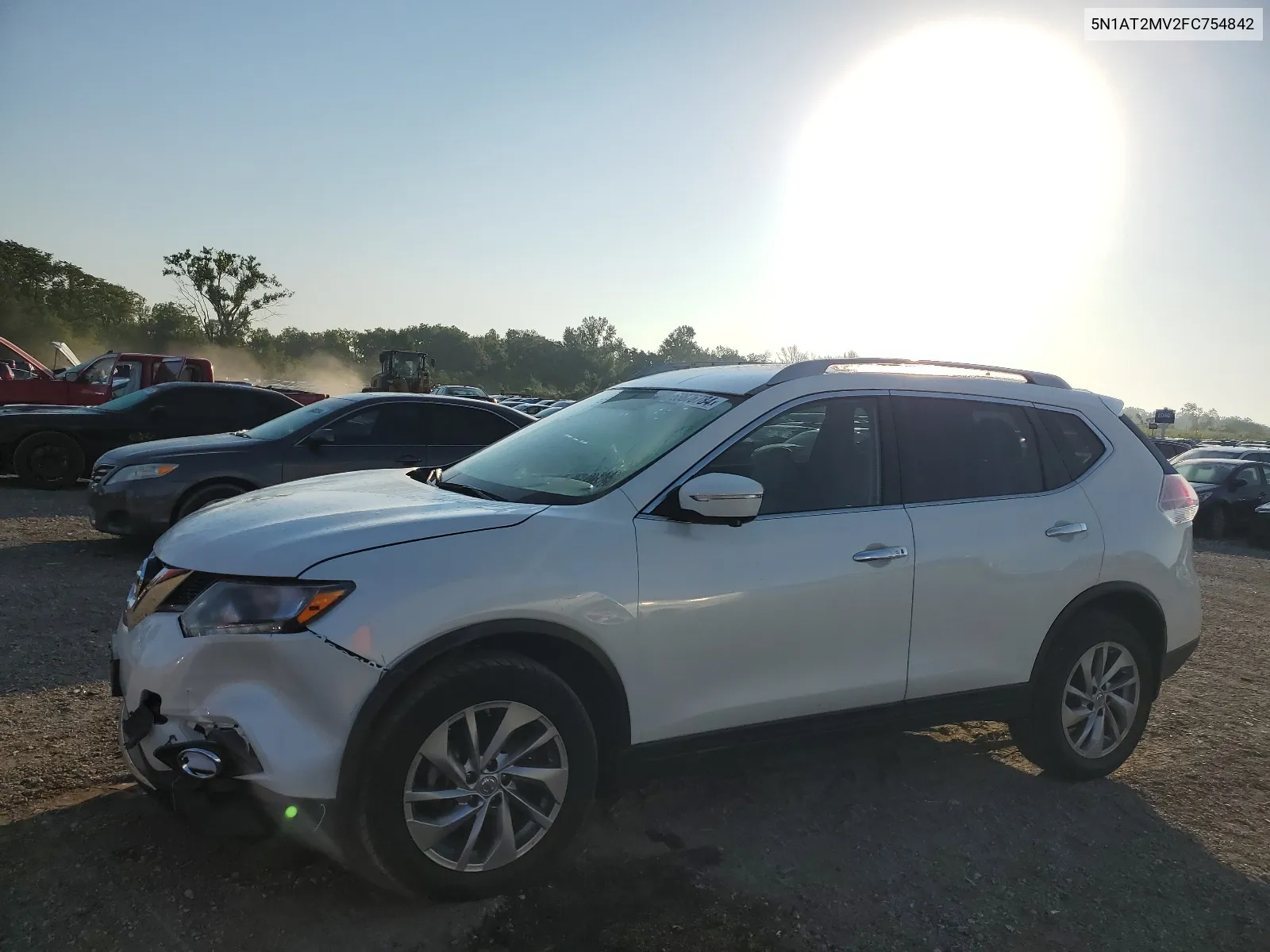 2015 Nissan Rogue S VIN: 5N1AT2MV2FC754842 Lot: 68876784