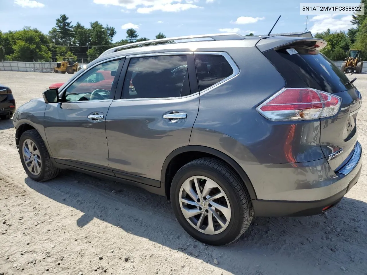 2015 Nissan Rogue S VIN: 5N1AT2MV1FC858822 Lot: 68986074