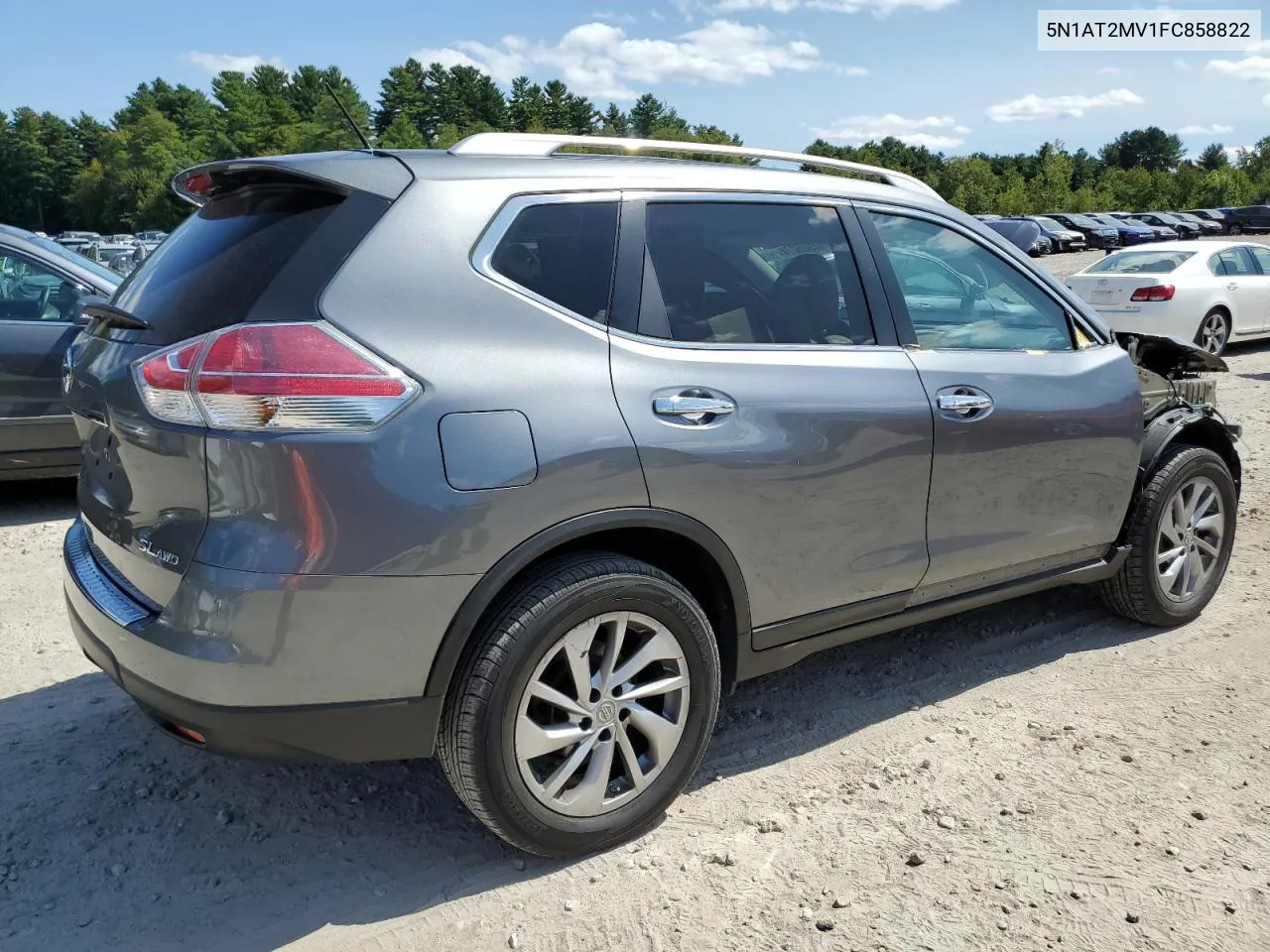 2015 Nissan Rogue S VIN: 5N1AT2MV1FC858822 Lot: 68986074