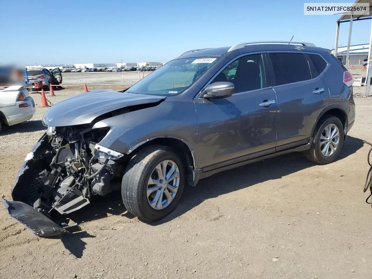 2015 Nissan Rogue S VIN: 5N1AT2MT3FC825674 Lot: 69039094