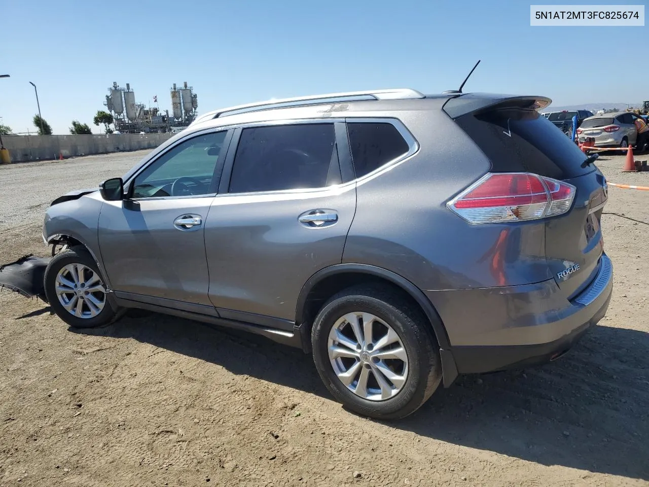 2015 Nissan Rogue S VIN: 5N1AT2MT3FC825674 Lot: 69039094