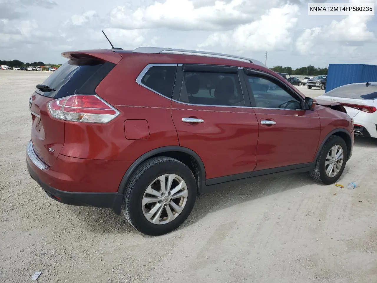 2015 Nissan Rogue S VIN: KNMAT2MT4FP580235 Lot: 69057894