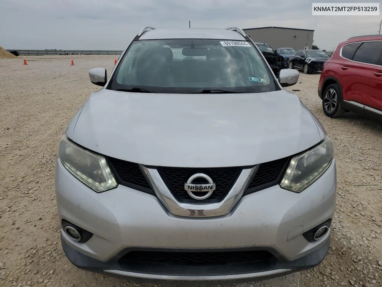 KNMAT2MT2FP513259 2015 Nissan Rogue S