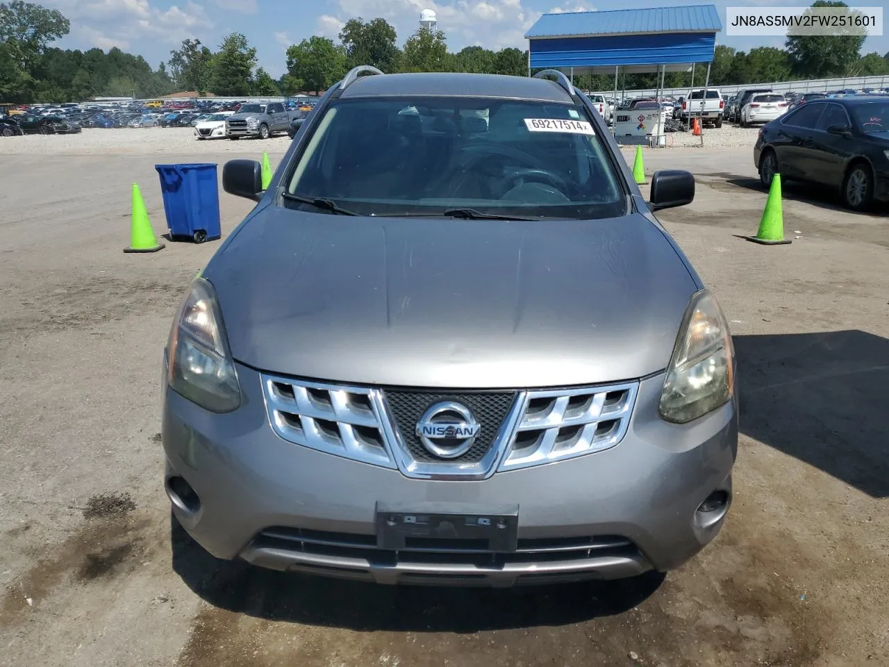 2015 Nissan Rogue Select S VIN: JN8AS5MV2FW251601 Lot: 69217514