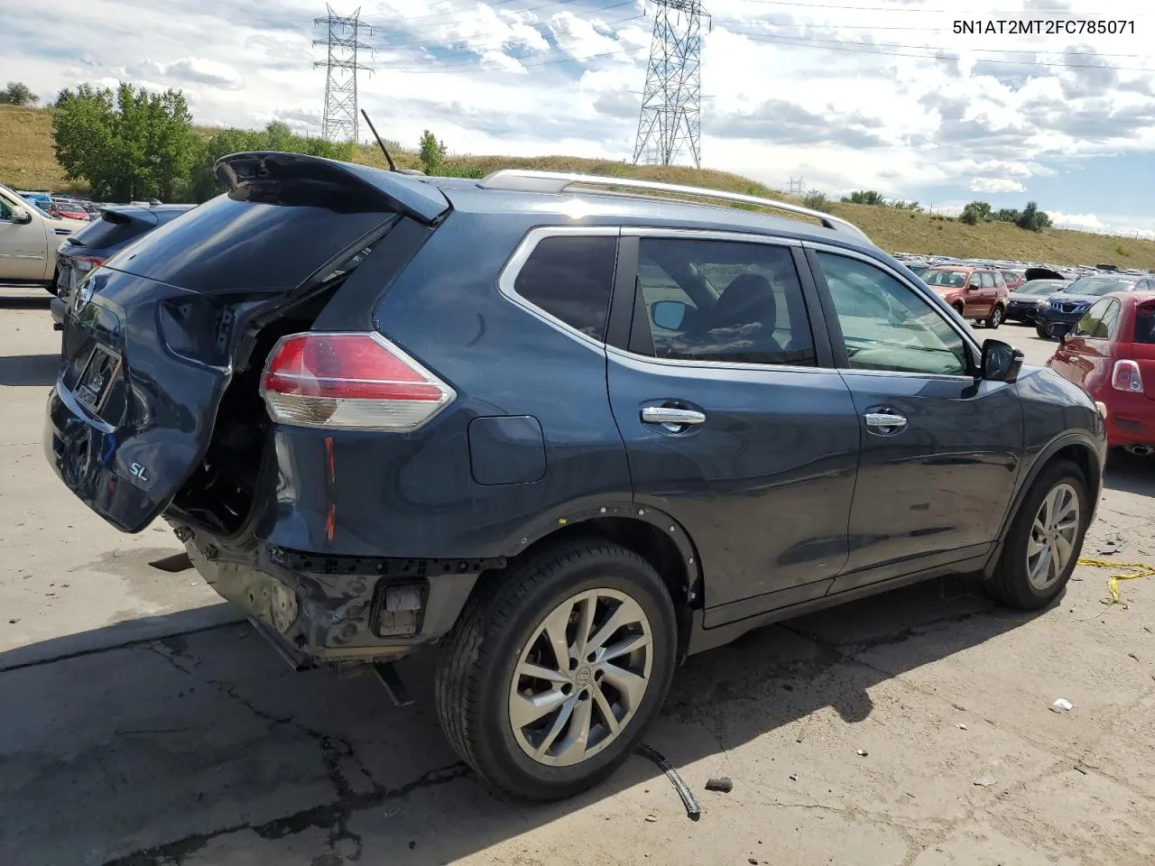 2015 Nissan Rogue S VIN: 5N1AT2MT2FC785071 Lot: 69224814