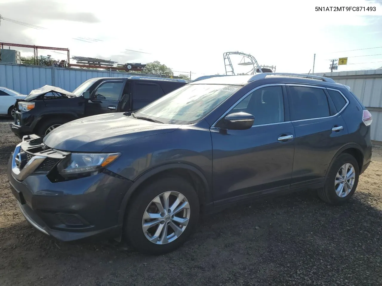 2015 Nissan Rogue S VIN: 5N1AT2MT9FC871493 Lot: 69286644