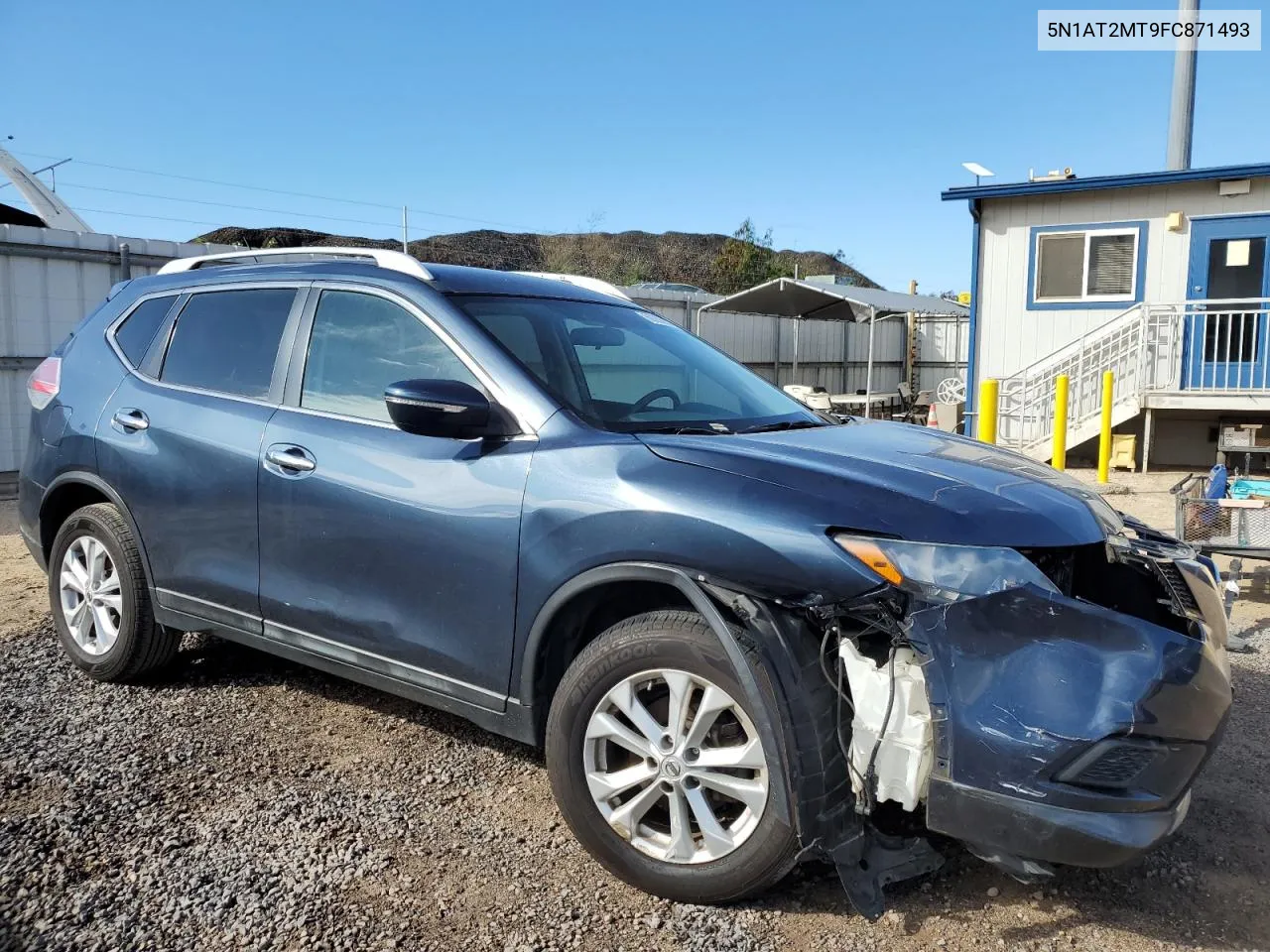 2015 Nissan Rogue S VIN: 5N1AT2MT9FC871493 Lot: 69286644