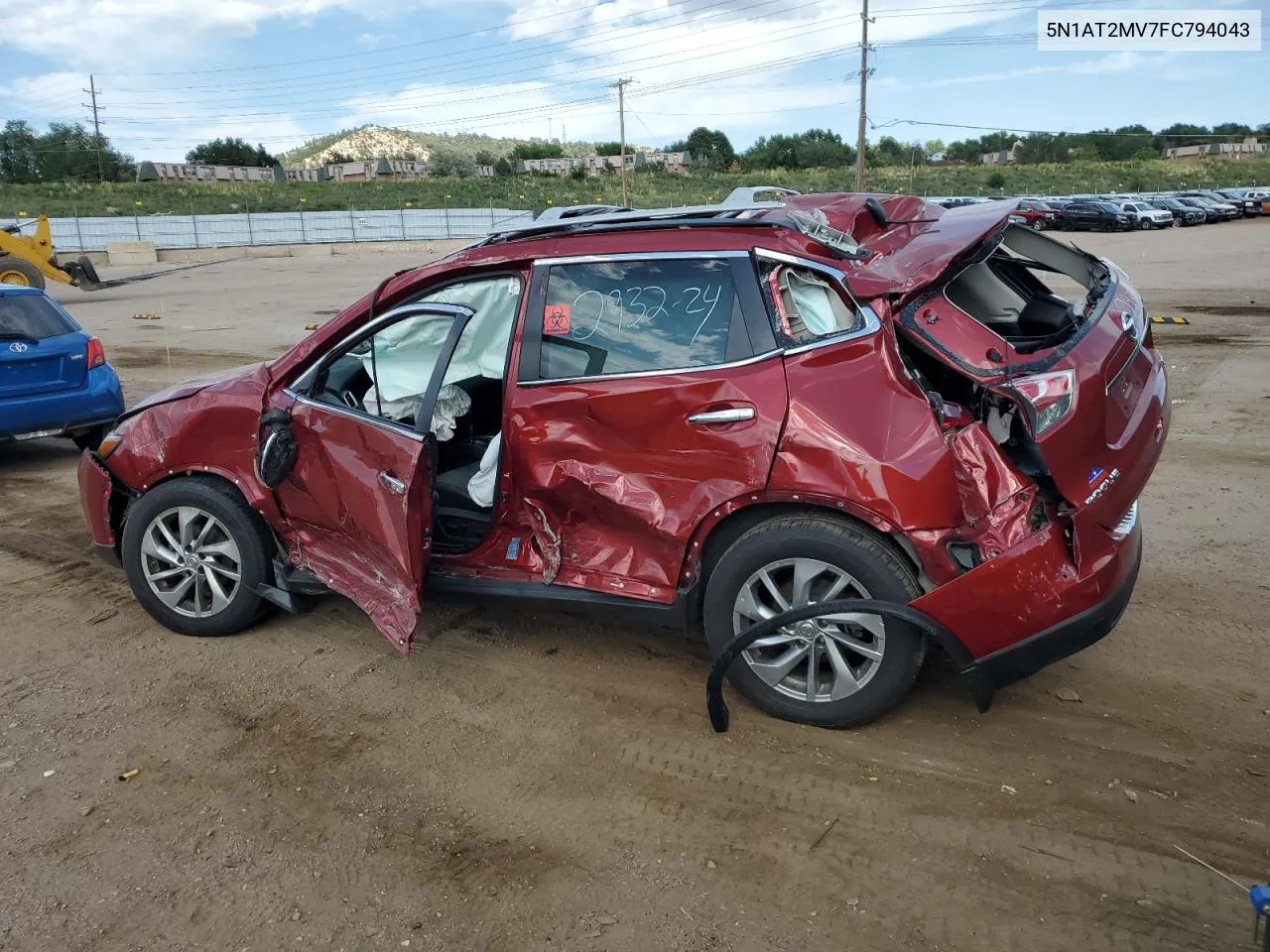 2015 Nissan Rogue S VIN: 5N1AT2MV7FC794043 Lot: 69709554