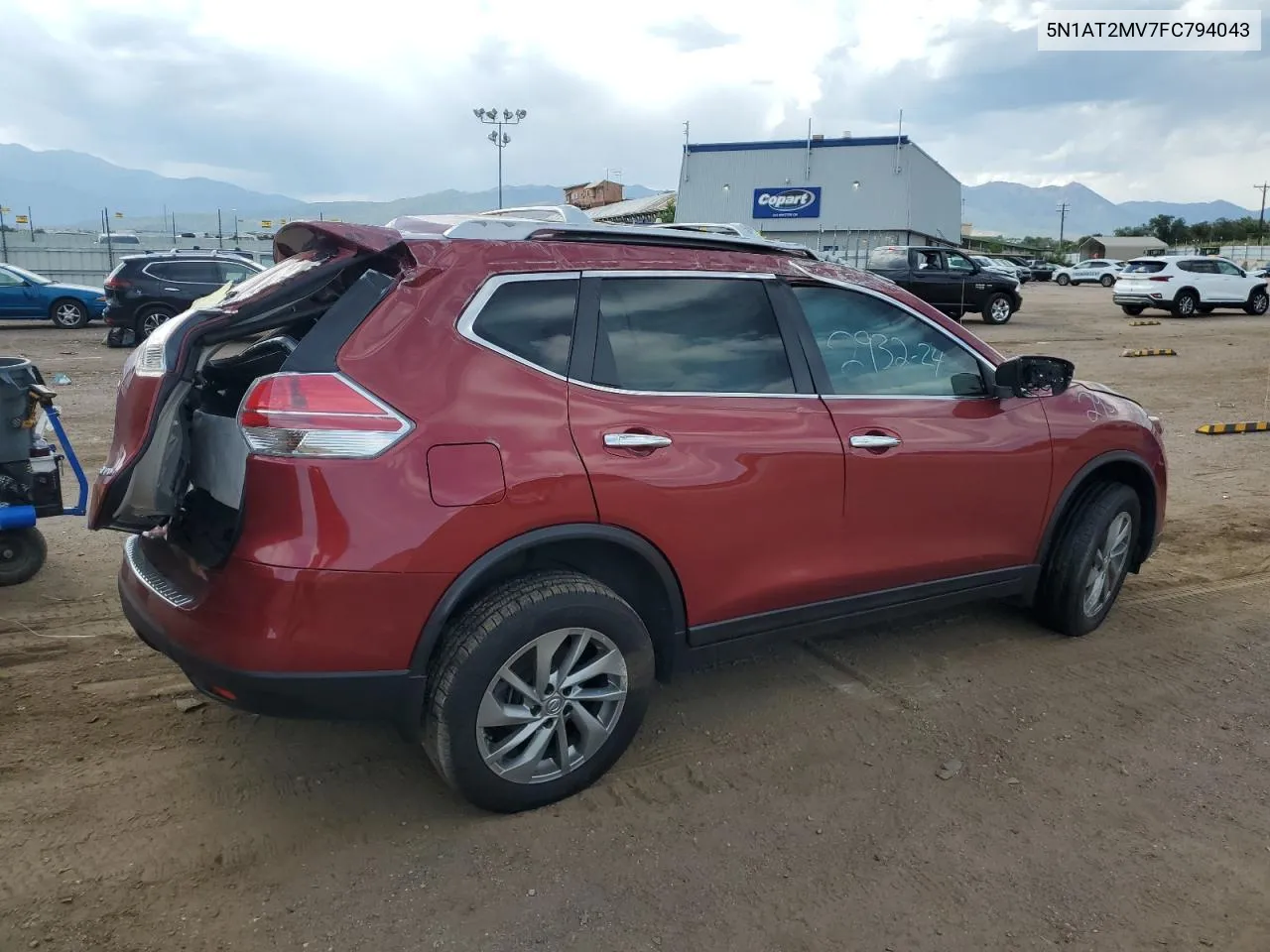 2015 Nissan Rogue S VIN: 5N1AT2MV7FC794043 Lot: 69709554