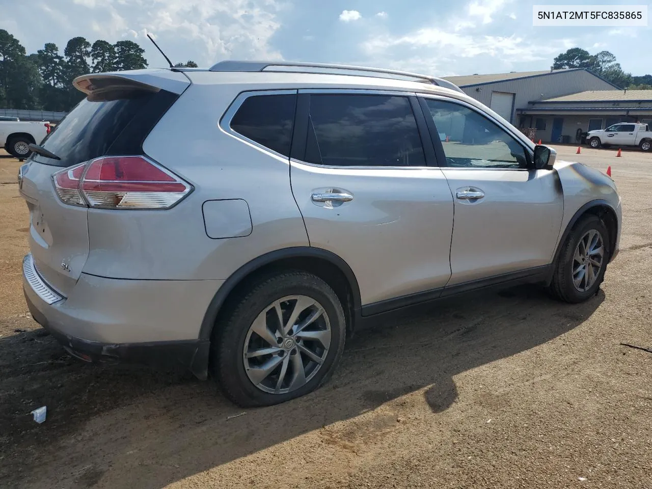 2015 Nissan Rogue S VIN: 5N1AT2MT5FC835865 Lot: 69717934