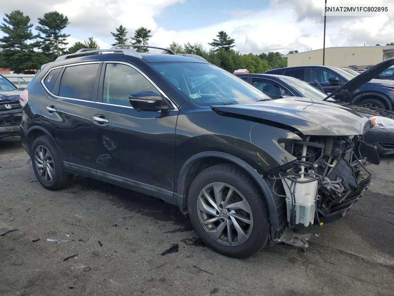 2015 Nissan Rogue S VIN: 5N1AT2MV1FC802895 Lot: 69794384