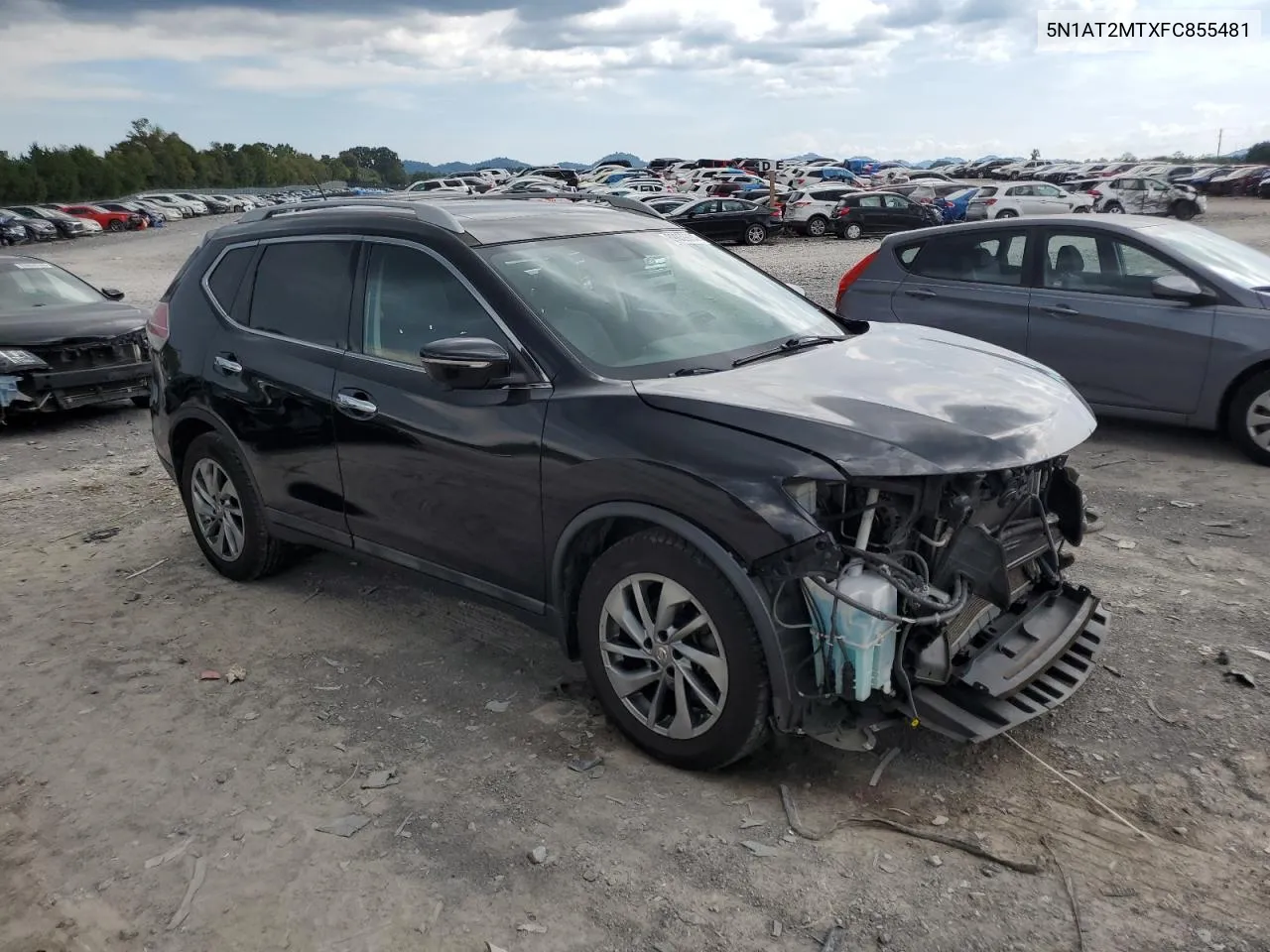 2015 Nissan Rogue S VIN: 5N1AT2MTXFC855481 Lot: 69839834