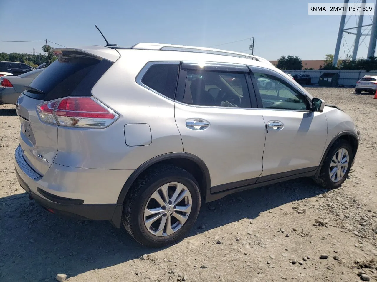 2015 Nissan Rogue S VIN: KNMAT2MV1FP571509 Lot: 69877314