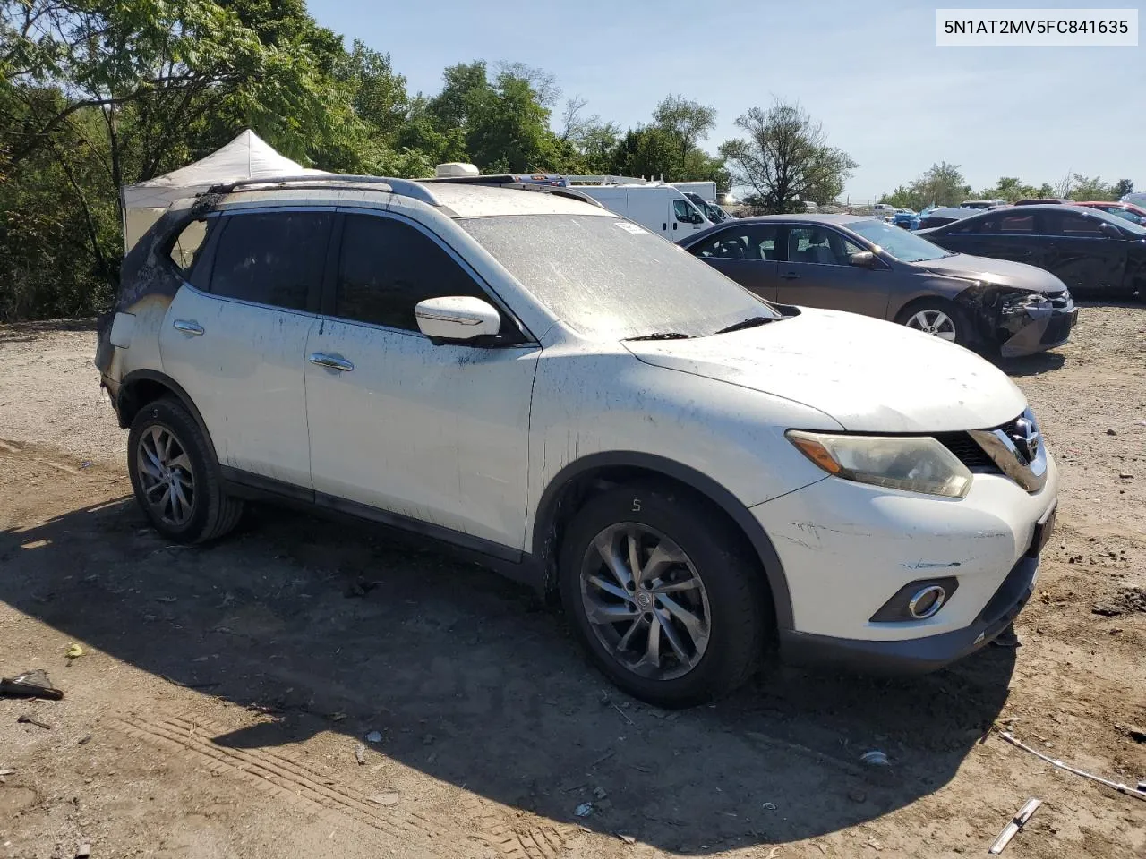 2015 Nissan Rogue S VIN: 5N1AT2MV5FC841635 Lot: 69951854