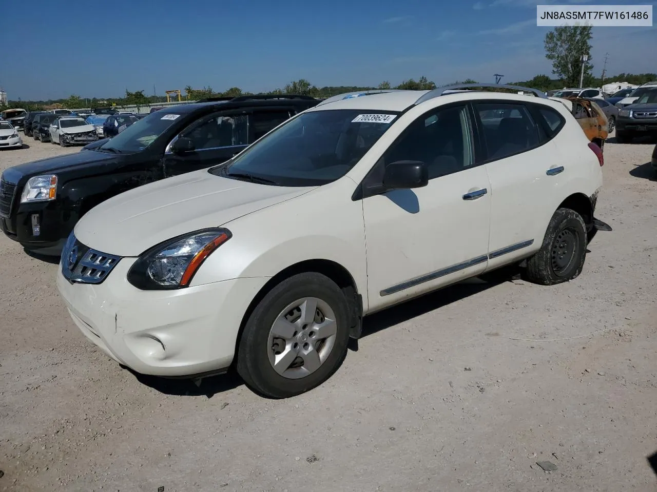 2015 Nissan Rogue Select S VIN: JN8AS5MT7FW161486 Lot: 70039624