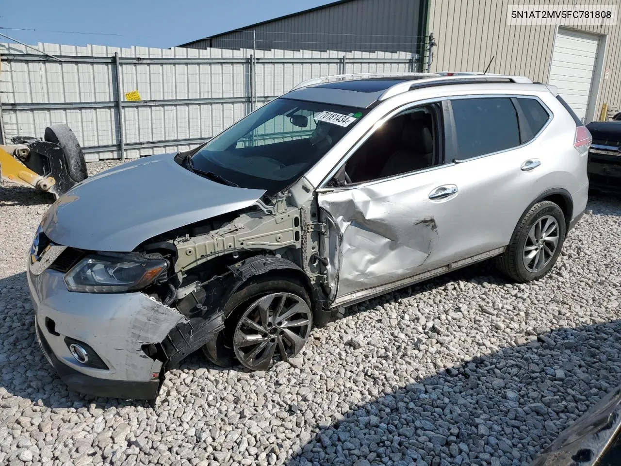 5N1AT2MV5FC781808 2015 Nissan Rogue S