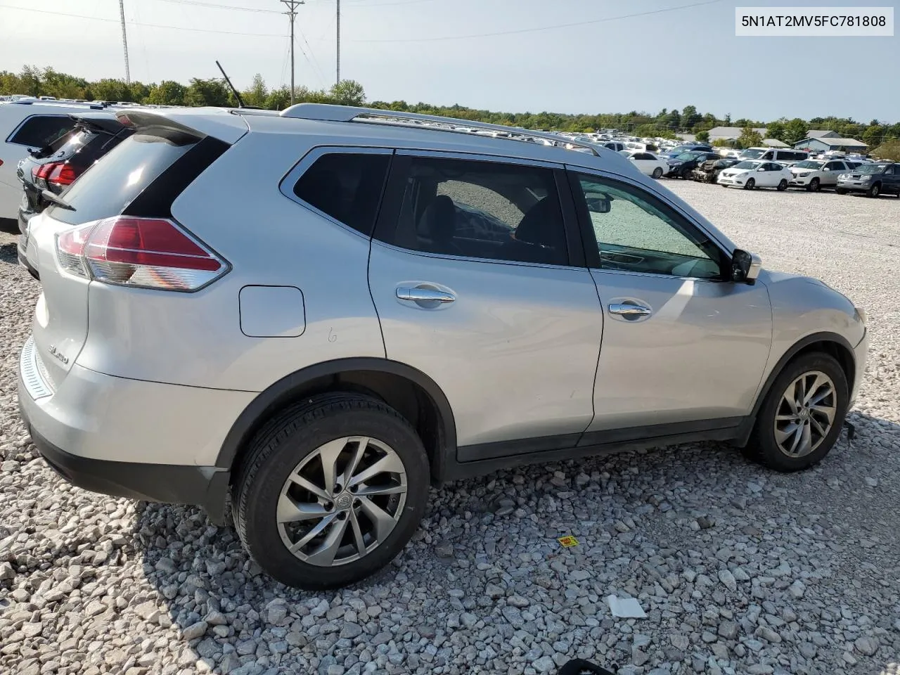 2015 Nissan Rogue S VIN: 5N1AT2MV5FC781808 Lot: 70181434