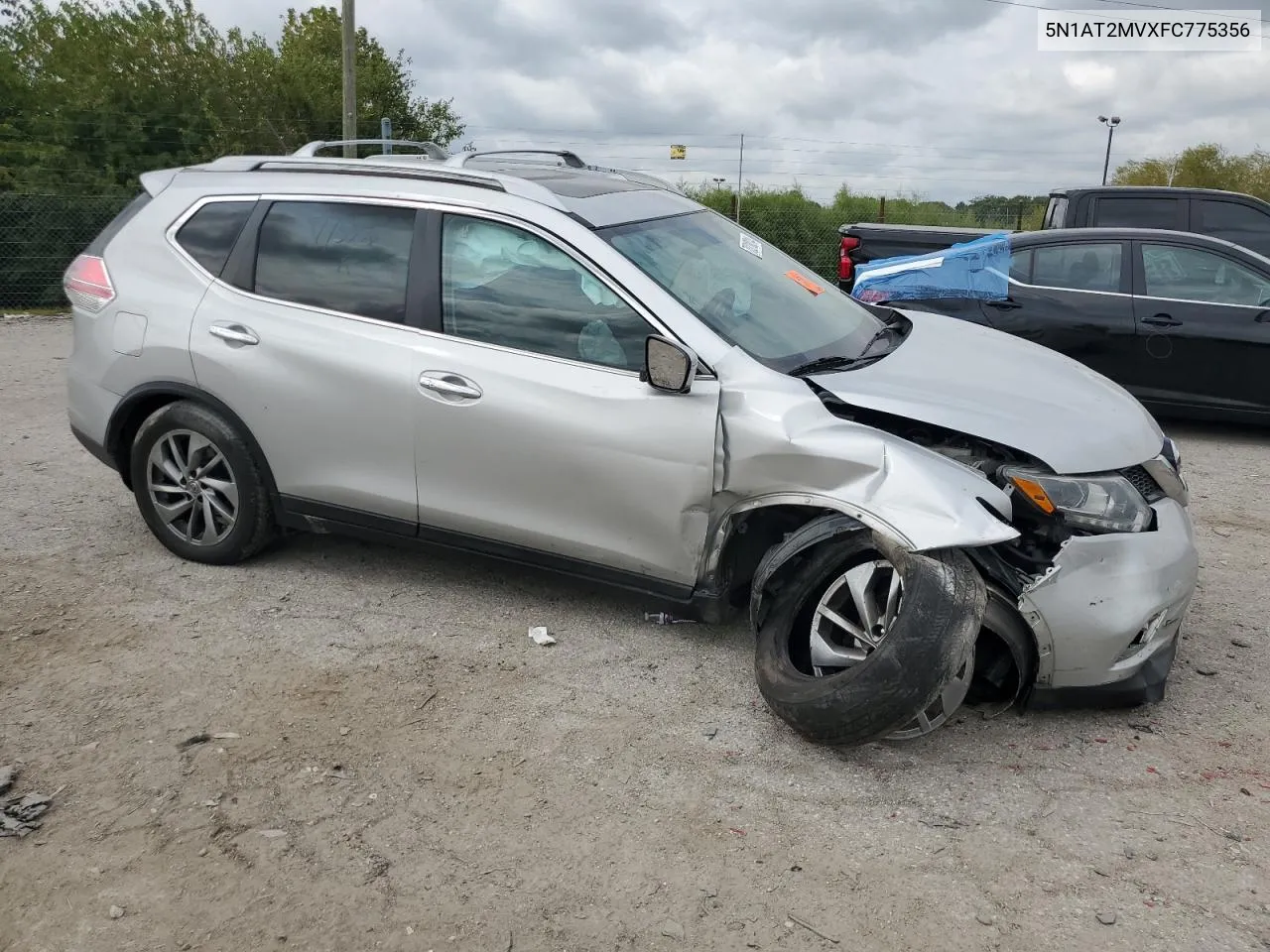 5N1AT2MVXFC775356 2015 Nissan Rogue S