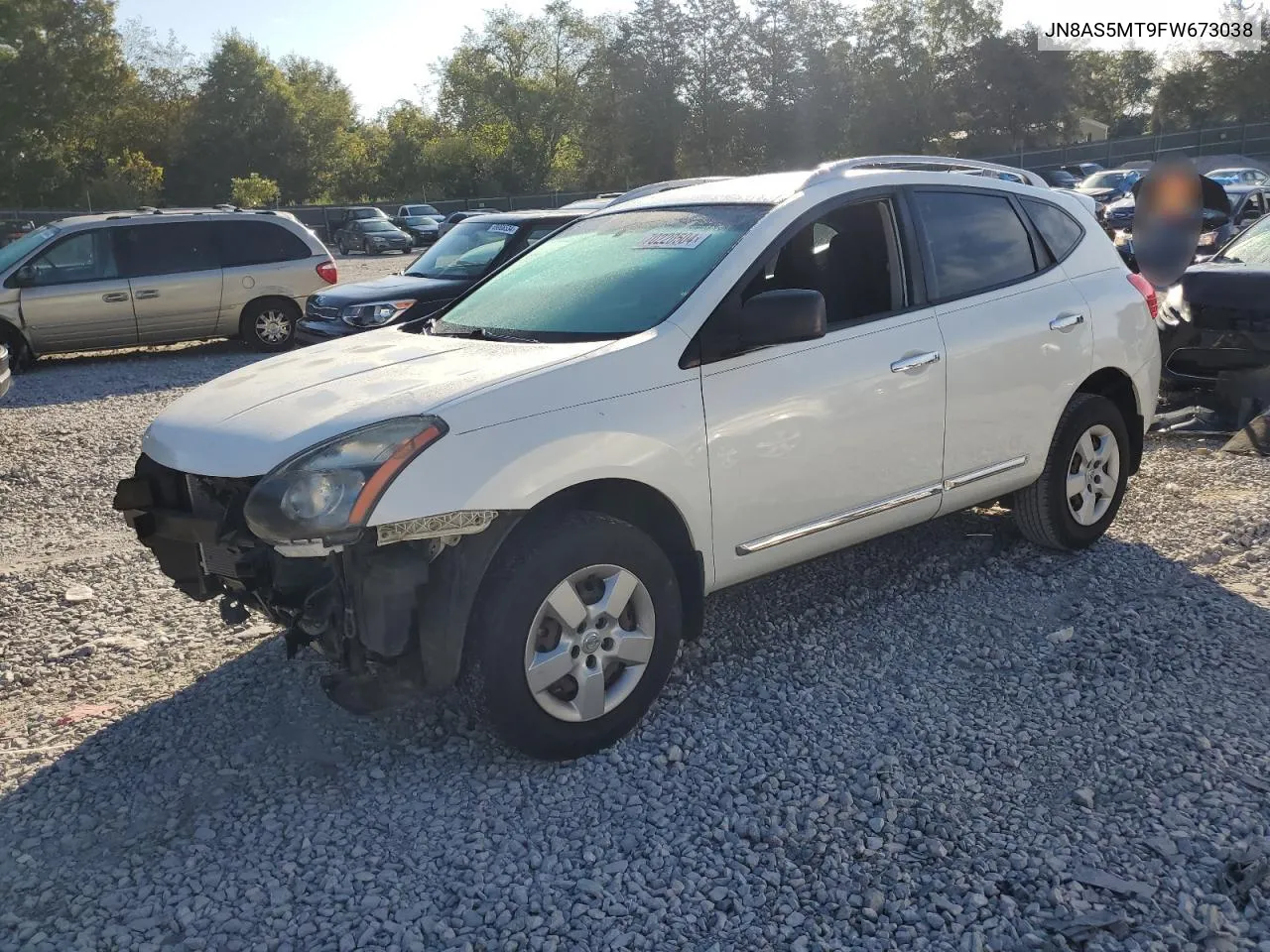 2015 Nissan Rogue Select S VIN: JN8AS5MT9FW673038 Lot: 70220504